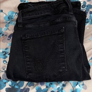 Bebe black stretch skinny jeans